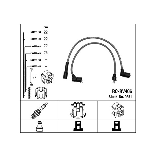 0881 - Ignition Cable Kit 