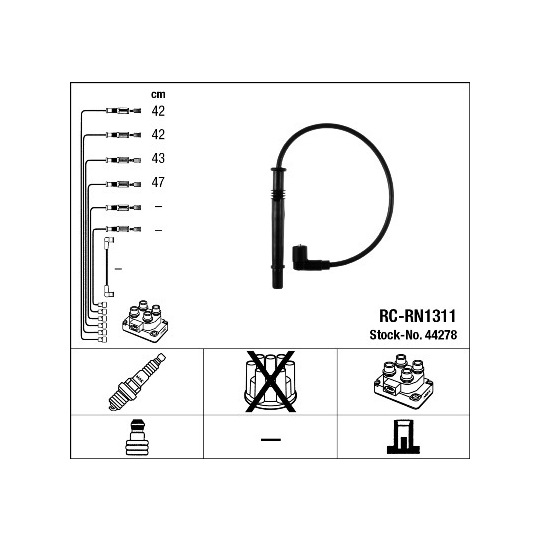 44278 - Ignition Cable Kit 