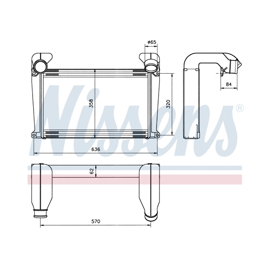 96986 - Intercooler, charger 