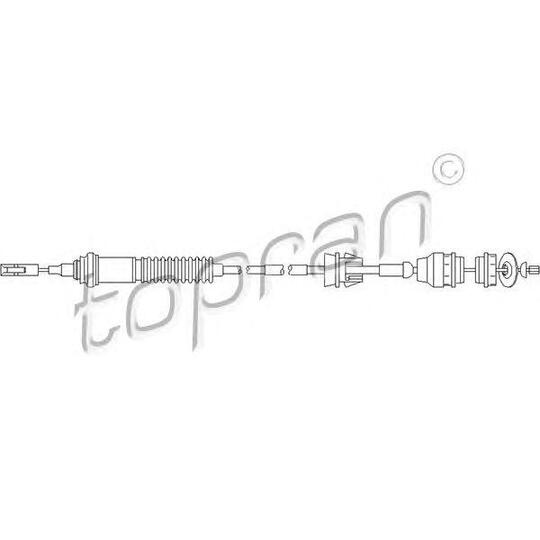 722 112 - Clutch Cable 