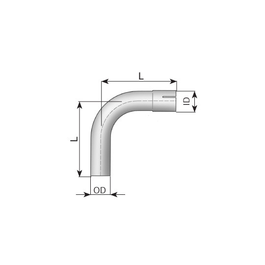 91589 - Avgasrör, universal 