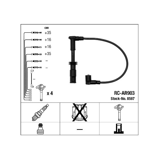 8597 - Ignition Cable Kit 