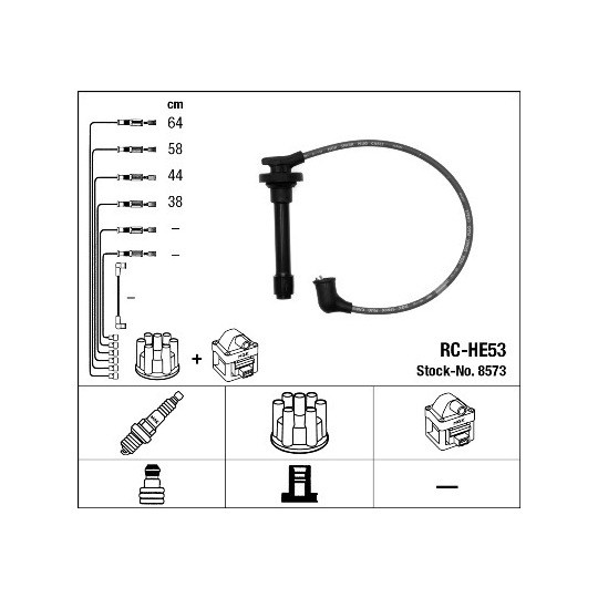 8573 - Tändkabelsats 