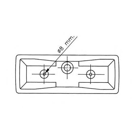 38443000 - Left rear lamp 