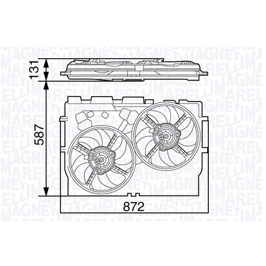 069422582010 - Fan, radiator 