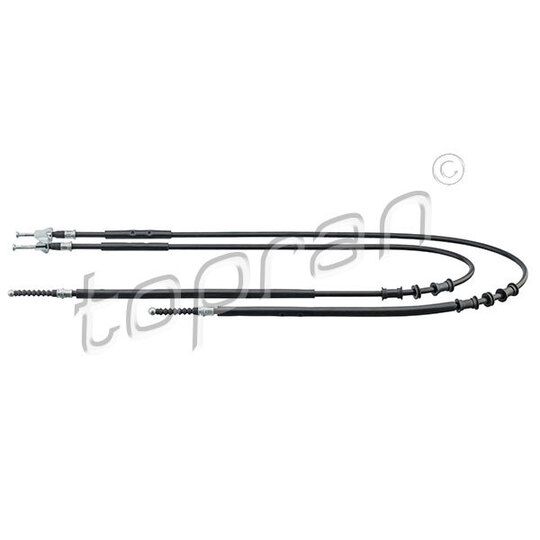 207 383 - Cable, parking brake 