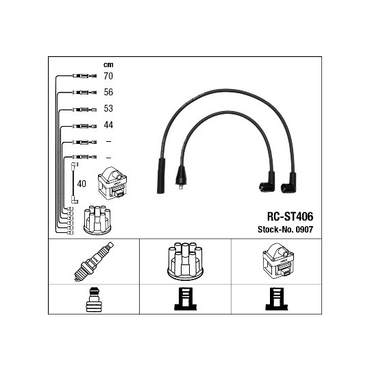 0907 - Ignition Cable Kit 