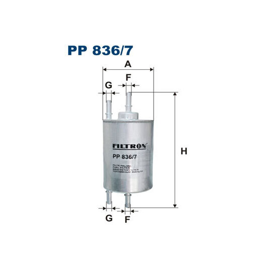 PP 836/7 - Bränslefilter 