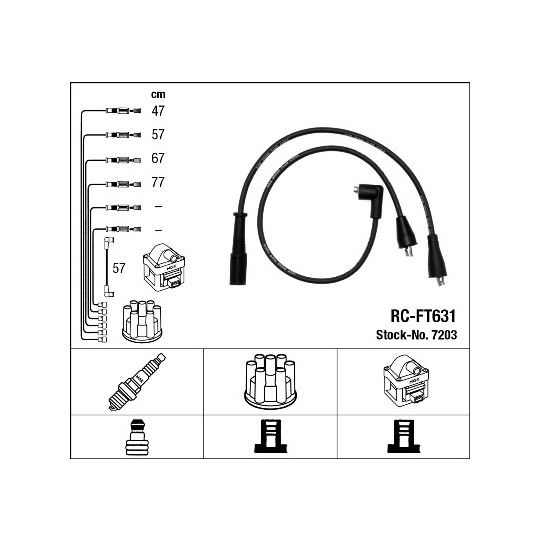 7203 - Ignition Cable Kit 