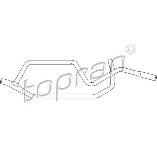 301 438 - Hose, heat exchange heating 