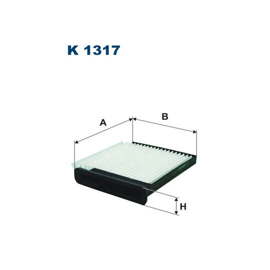 K 1317 - Filter, interior air 