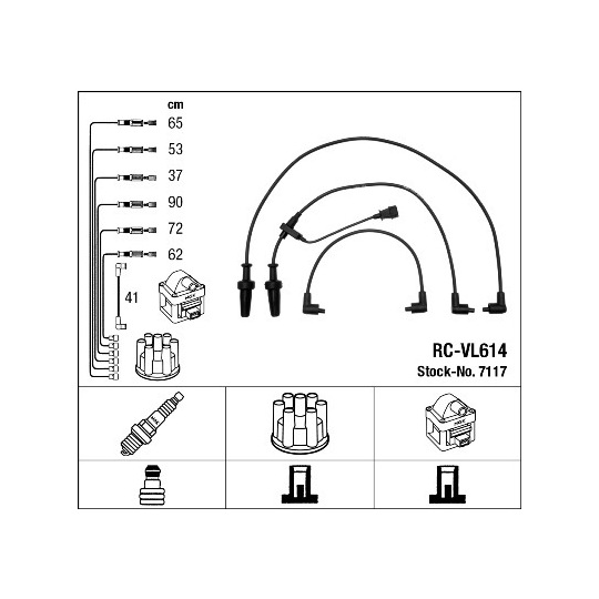 7117 - Ignition Cable Kit 