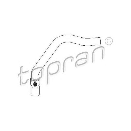 207 788 - Cooling system rubber hose 