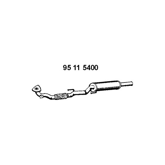 95 11 5400 - Front Silencer 