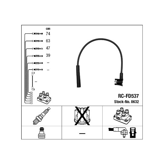 0632 - Ignition Cable Kit 