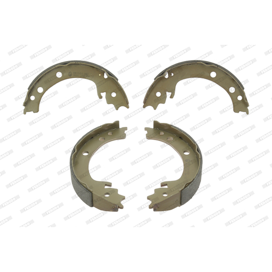 FSB4116 - Brake Shoe Set, parking brake 