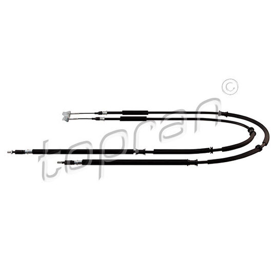 206 497 - Cable, parking brake 