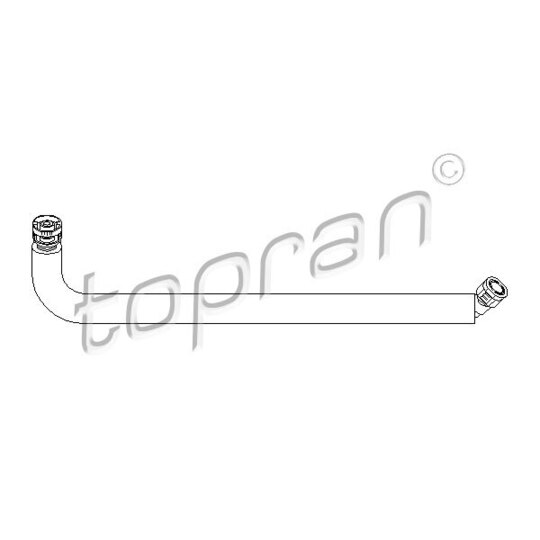 501 418 - Hose, cylinder head cover breather 
