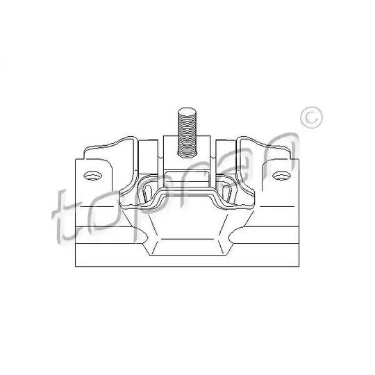 720 355 - Moottorin tuki 