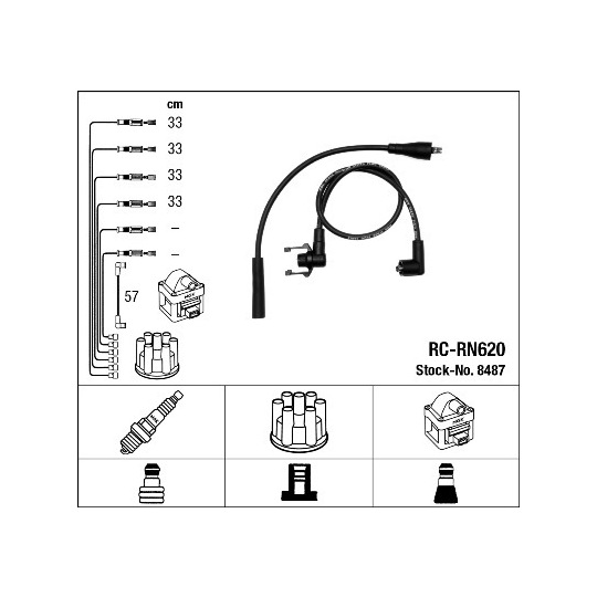 8487 - Ignition Cable Kit 