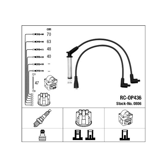 0806 - Ignition Cable Kit 