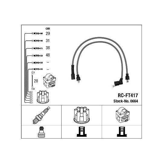 0664 - Ignition Cable Kit 