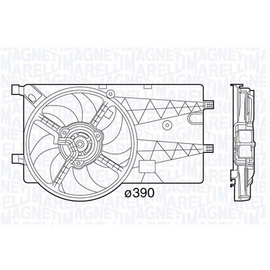 069422575010 - Fan, radiator 