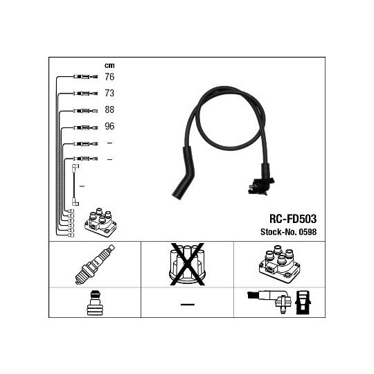 0598 - Ignition Cable Kit 