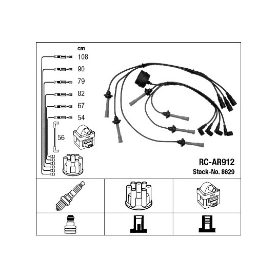 8629 - Ignition Cable Kit 