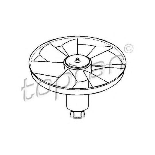 107 723 - Fan, radiator 