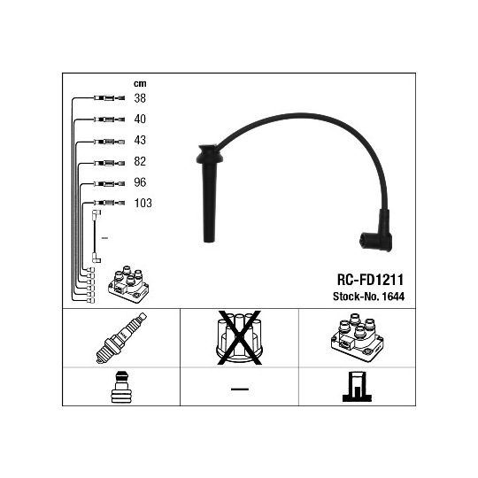 1644 - Ignition Cable Kit 