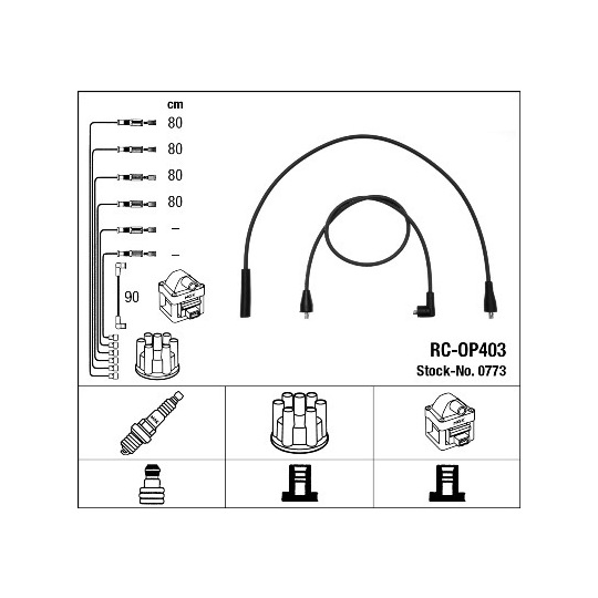 0773 - Ignition Cable Kit 