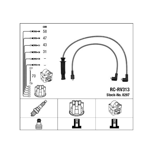 8297 - Ignition Cable Kit 