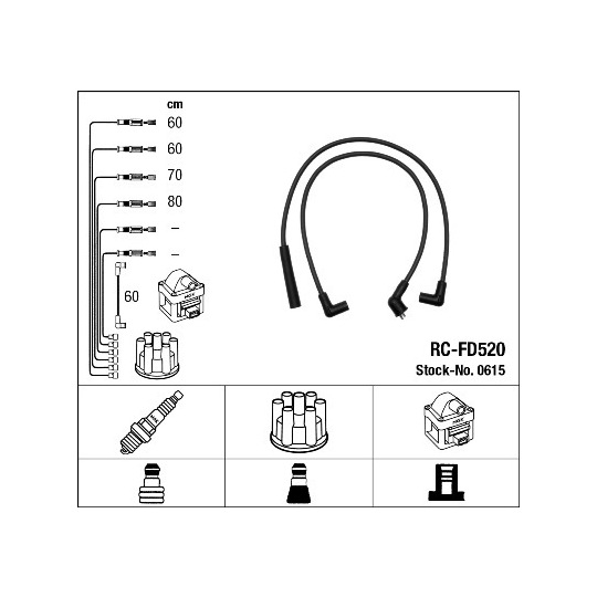 0615 - Ignition Cable Kit 