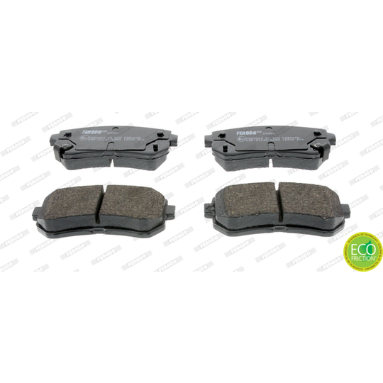 FDB4408 - Brake Pad Set, disc brake 