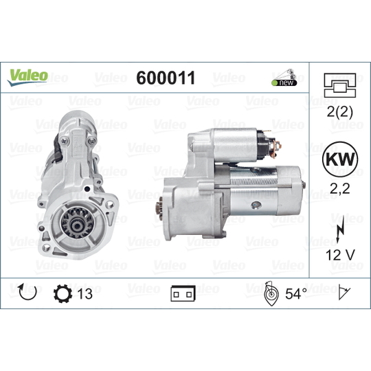 600011 - Käynnistinmoottori 