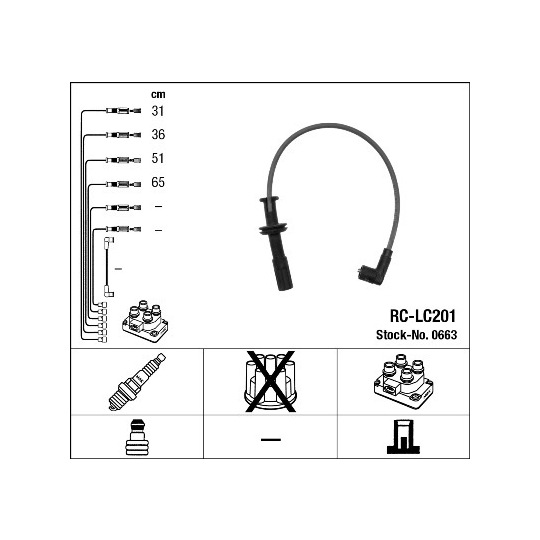 0663 - Ignition Cable Kit 