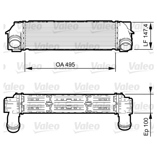 818253 - Intercooler, charger 