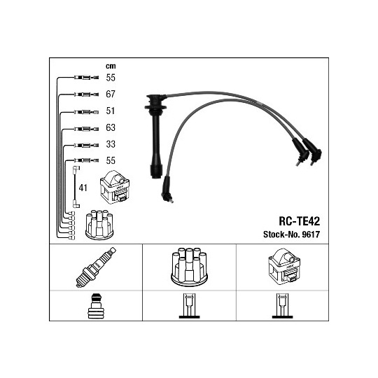 9617 - Ignition Cable Kit 