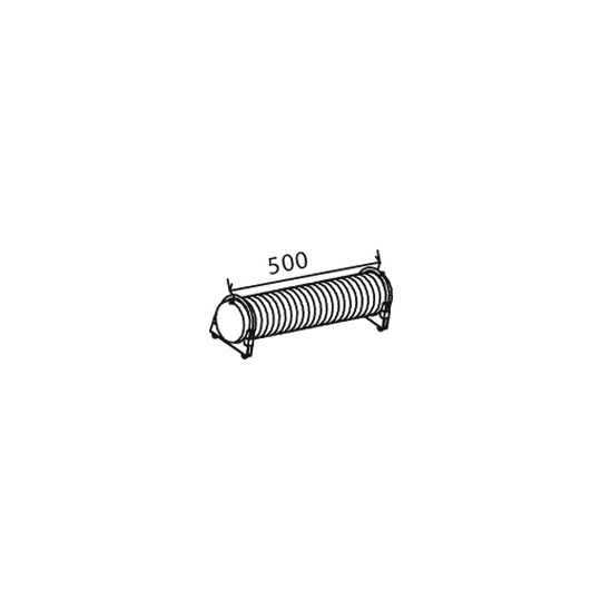 29161 - Corrugated Pipe, exhaust system 
