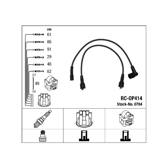 0784 - Ignition Cable Kit 