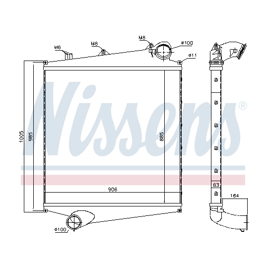 96990 - Intercooler, charger 