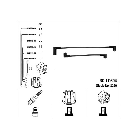 8220 - Tändkabelsats 
