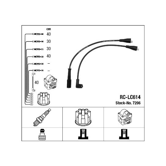 7206 - Ignition Cable Kit 