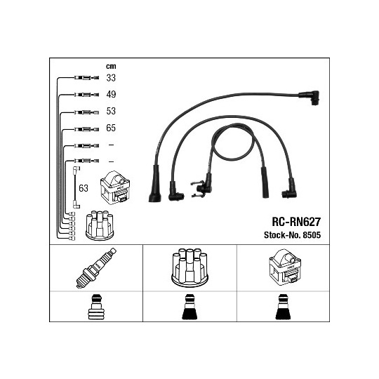 8505 - Ignition Cable Kit 