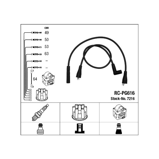 7216 - Ignition Cable Kit 