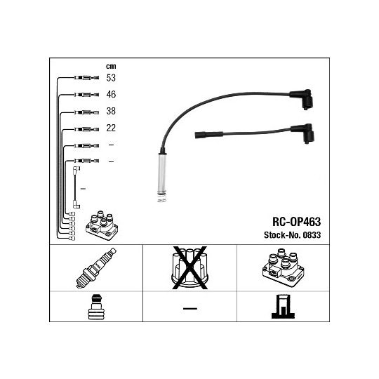 0833 - Ignition Cable Kit 