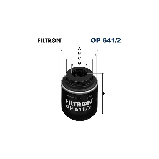 OP 641/2 - Oil filter 