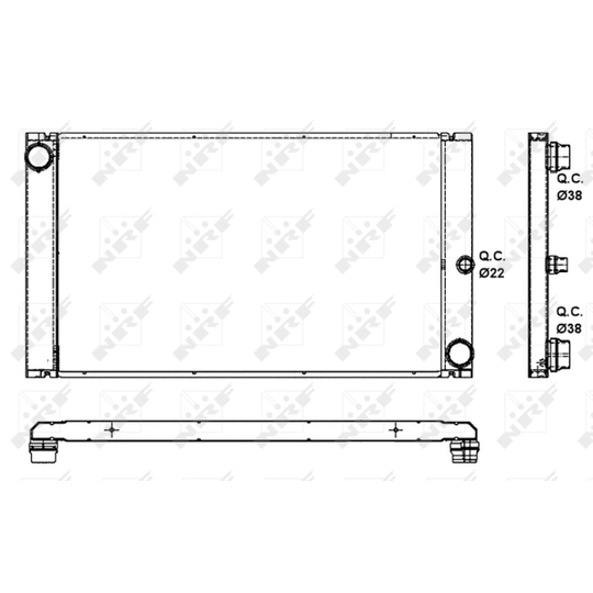  53091 - Radiaator, mootorijahutus 