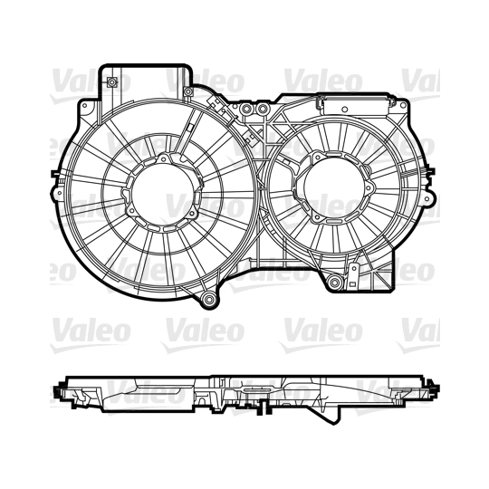 820759 - Support, cooling fan 
